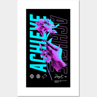 Achieve Modern Streetwear Posters and Art